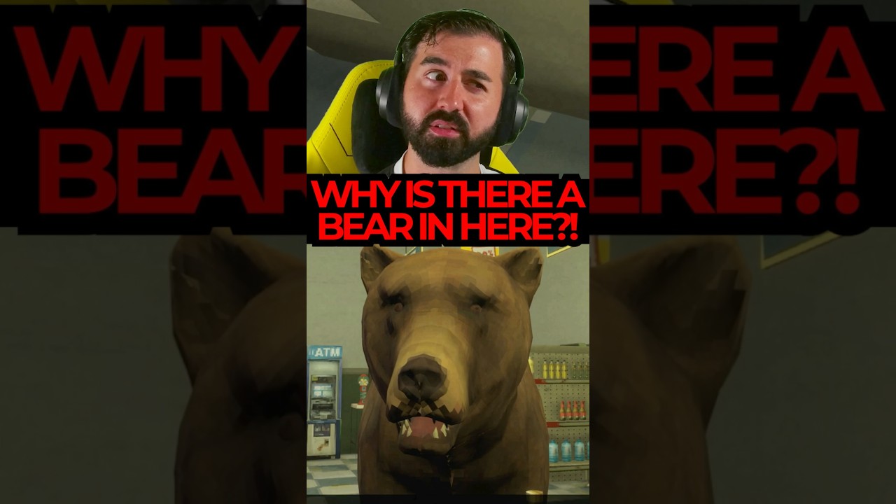 A Bear Tried to Buy Snacks?! 😂 | Shift at Midnight #shorts #ShiftAtMidnight #HorrorGaming