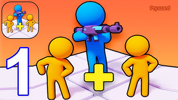 Merge Alphabet: Tower Defense - Gameplay Walkthrough Part 1 Level 1-15 (iOS, Android)
