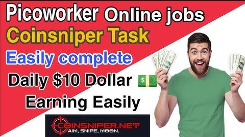 #picoworkers How to complete Coinsniper task voting in Picoworker Without investment