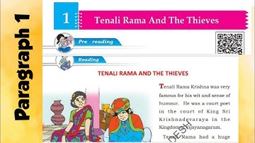 Tenali Rama and the thieves / paragraph 1 | 3rd English | reading purpose only for students at home