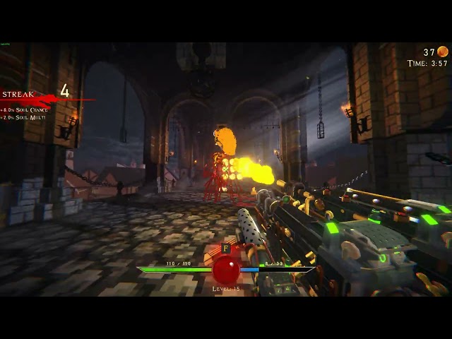 Vampire Hunters gameplay - First person shooter Vampire Survivors?