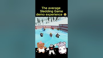 the true Sledding Game Demo experience  #gaming #games  #funny #clips #sledding_game