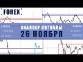 СИГНАЛЫ СНАЙПЕР НА 26 НОЯБРЯ  | Трейдер Ян Сикорский