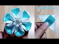 satin ribbon flowers/flower tutorial/handmade crafts