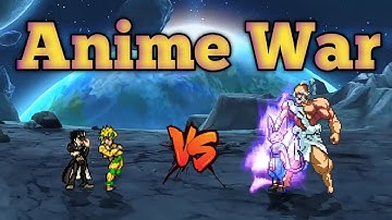 #Dio K1 (V2) & #Jotaro K1 (V2) VS Zeus & Beerus MUI in Jump Force Mugen