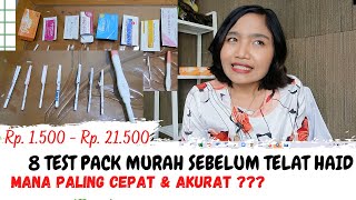 REVIEW 8 TEST PACK MURAH PALING CEPAT & AKURAT SEBELUM TELAT HAID ! screenshot 2