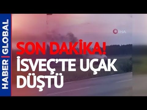 SON DAKİKA! İsveç'te Uçak Düştü, Çok Sayıda Ölü Var!