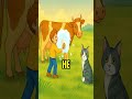 Johnny &amp; Morris – Washing the Cow’s Spots 🐄 | Kids Story Short