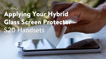Mous — Applying your Hybrid Glass Screen Protector - S20 Handsets