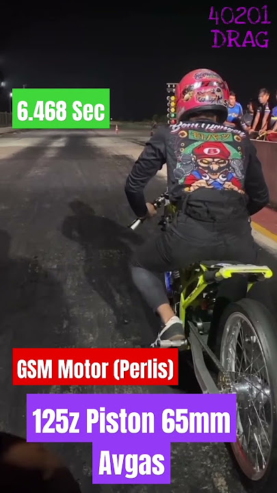 GSM Motor In action, Drag Songkla, Joki Kecik Super #201meter #dragbike #viral