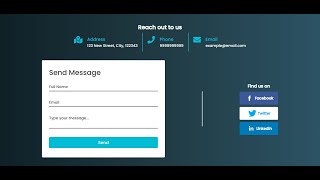 How to make Responsive Contact Us Form using HTML and CSS