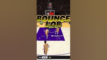 HOW TO DO A BOUNCE LOB #nba2k #shorts