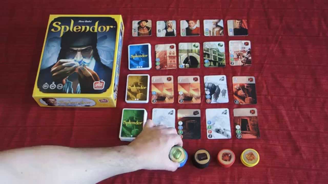 SPLENDOR Board Game Quick Walkthrough w/ Doron YouTube