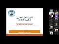 محاضرة الاستاذ أحمد تمام في الدورة التدريبية لاكاديمية المنظمة العربية الاسبوع الثالث (أ)