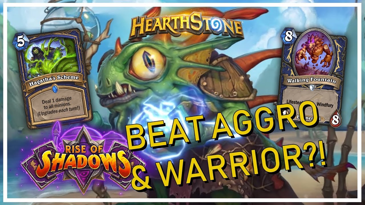 Anti Aggro Control Shaman // Hearthstone Rise of Shadows Ranked Deck