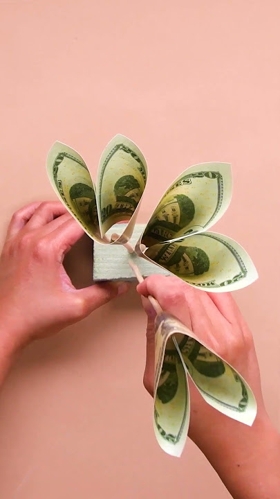 Make money gifting more memorable with this money bouquet #shorts