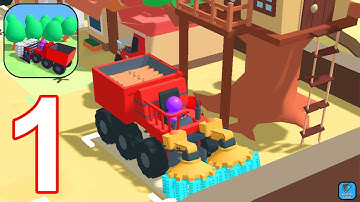 Wood Harvest - Gameplay Walkthrough Part 1 levels 1-3 (iOS,Android Gameplay)