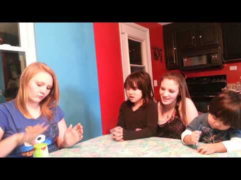 Cup song cover by storm, ashlynn, angel, and johnny smith
