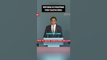 We are on the side of the taxpayer. #ziayusuf #reformuk #gbnews #ukpolitics #nigelfarage