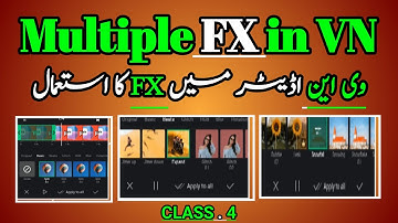 How to add Multiple FX in VN | VN APP me FX effects kaise dale | VN Tutorial