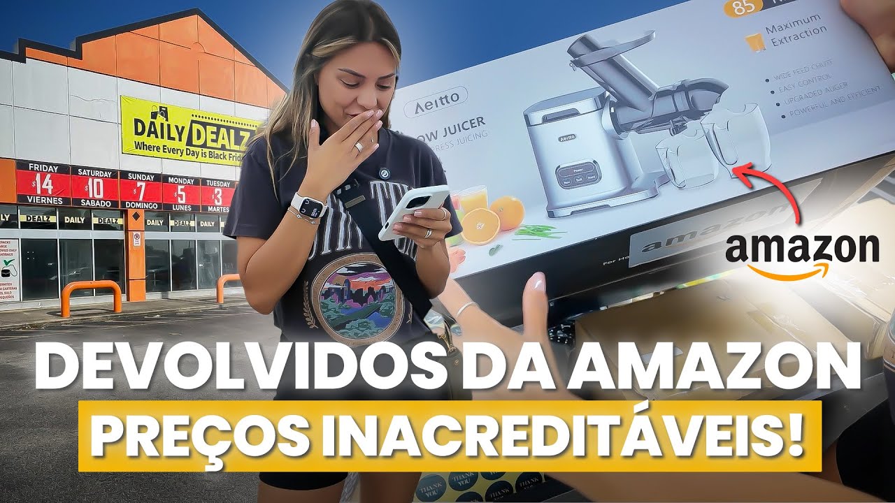 PREÇOS SURREAIS NA LOJA DE DEVOLVIDOS DA AMAZON EM ORLANDO! Daily Dealz