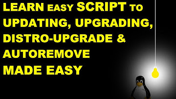 Create and run your SUDO UPDATE, UPGRADE script.