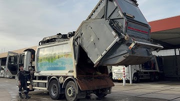 Vrachtwagen, DAF, CF290 FAN met boven laadkraan Hiab XS211W Hipro, 2015