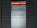 Notice Writing Format class 12