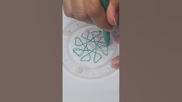 Vibrant Spirograph Designs | Relaxing ASMR for Stress Relief #satisfying #asmr