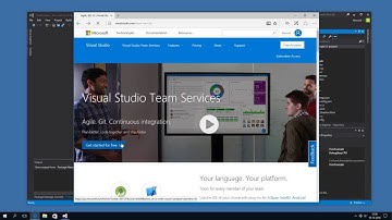 Share your code using Visual Studio Team Services and Git
