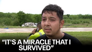 Oklahoma tornado: Driver speaks after storm flips car more than 5 times