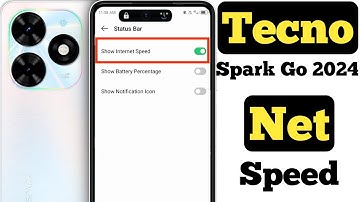 How to show net speed on Tecno Spark Go 2024 || Tecno Spark Go 2024 me net speed kaise show kare ||