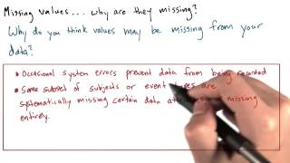 Why Are Values Missing? - Intro to Data Science