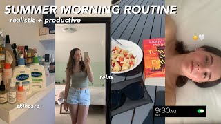 SUMMER MORNING ROUTINE ☀