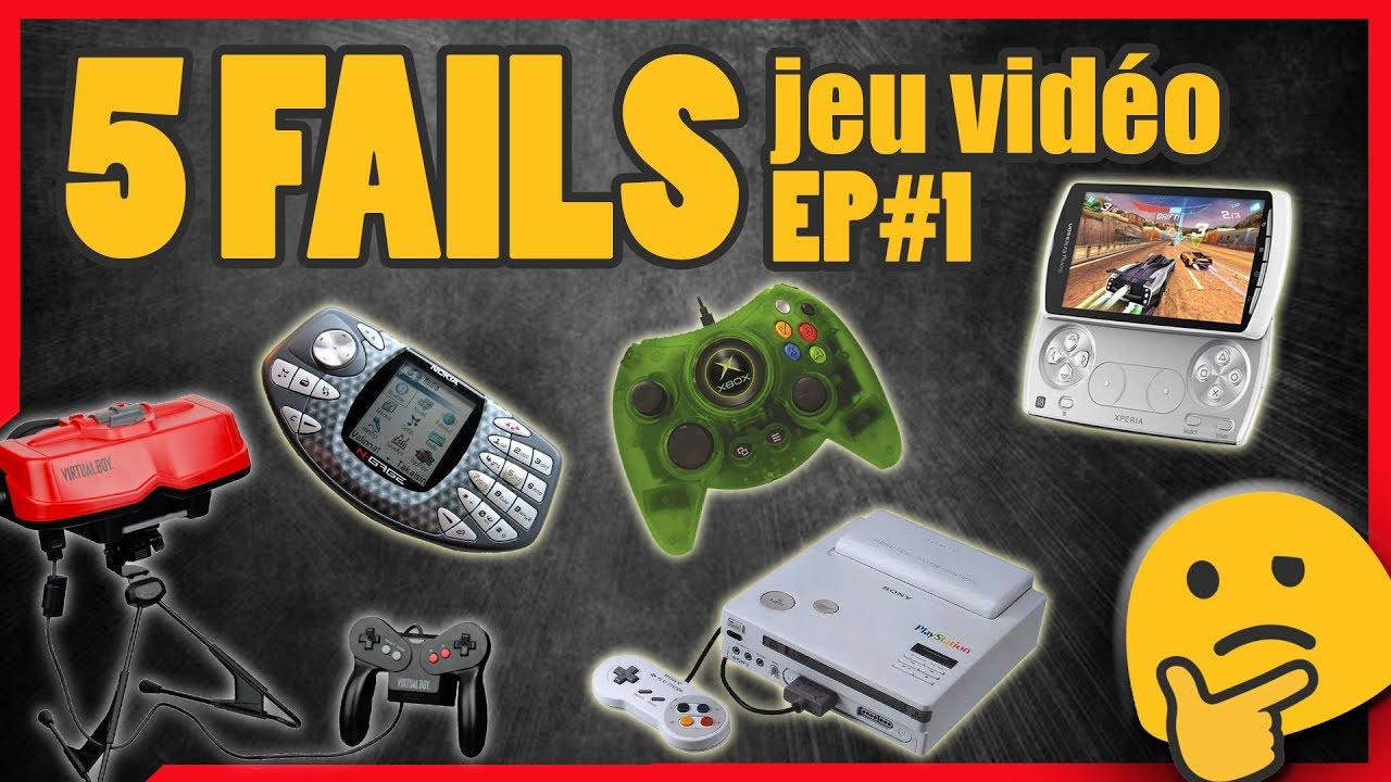 CONSOLES : 5 FAILS historiques en 3'  😱