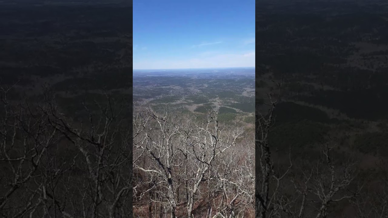 Bald rock observation Point Cheaha Mountain State Park in Alabama