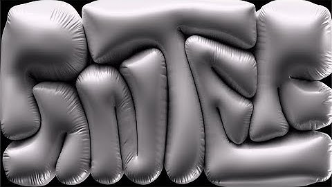 How To Inflate Text With Collision In Blender