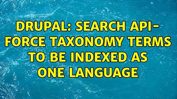 Drupal: Search API- Force taxonomy terms to be indexed as one language