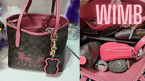 FLYBOO FAVORITES: WHAT'S IN MY BAG COACH MINI CITY TOTE IM/BROWN/ROUGE