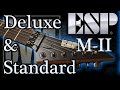 ESP M2 Deluxe & Standard (Обзор гитар от GAIN OVER)