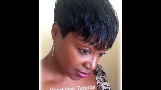 Short Hair Tutorial - Malinda Williams Inspired