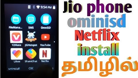 (தமிழ்) New Update Jio Phone  | Jio Phone Netflix App / How To Download Android Apps&games Jiophone