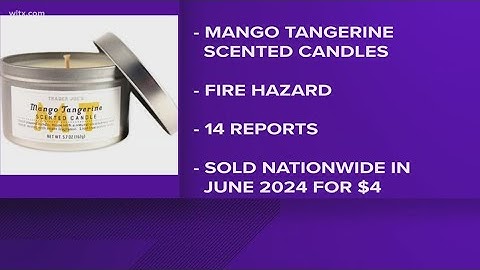 Recall Alert: Trader Joes Candles