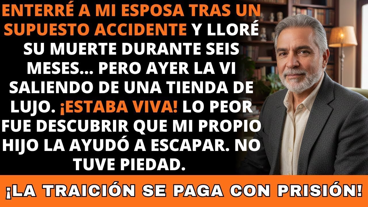 Enterré a Mi Esposa, Pero 6 Meses Después La Vi Viva De Compras. La Seguí...