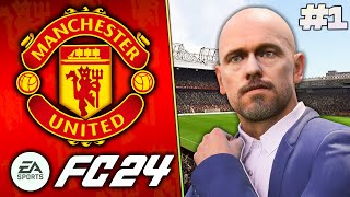 EAFC 24 Manchester United Career Starts NOW! Episode 1