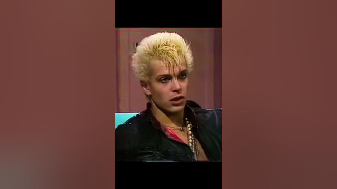 Billy Idol on his Tough Image 💪 #edit #musicedit #billyidol