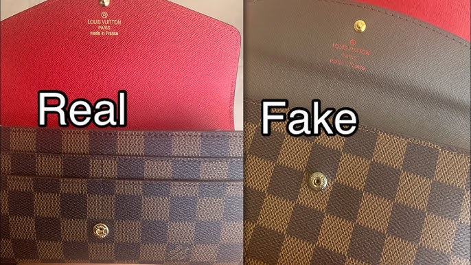 How To Spot a Replica Louis Vuitton Wallet  REAL VS FAKE Louis Vuitton  Multiple Wallet 
