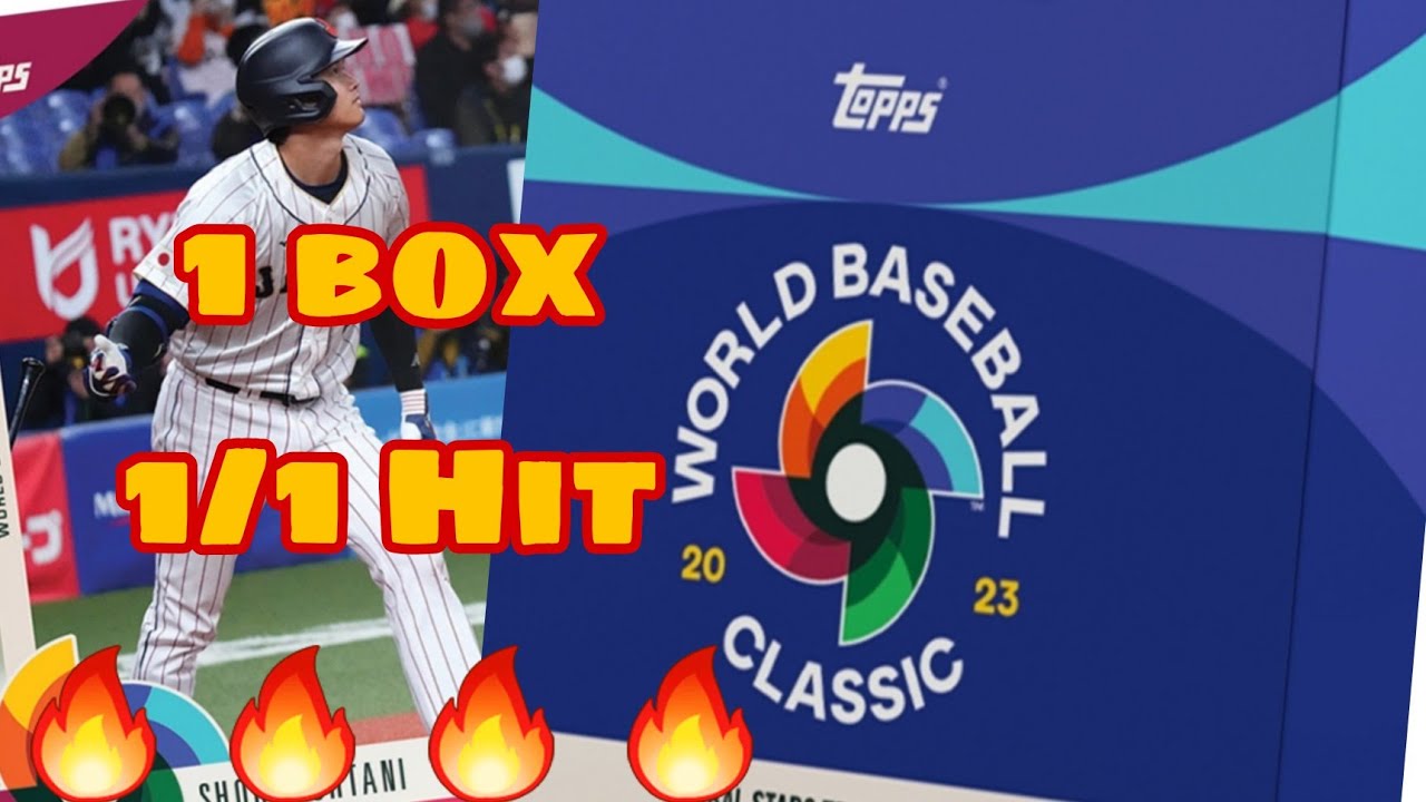 2023 Topps World Baseball Classic Global Stars Box and BOOM 1/1 HIT!!! Team  Japan vs Team USA