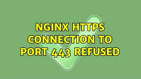 Nginx HTTPS connection to port 443 refused (2 Solutions!!)