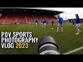 Pov pitch side sports photography vlog  day in life of sports photographer